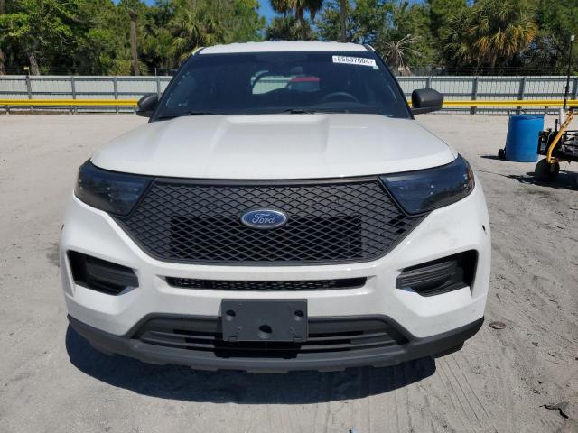 1FM5K8AB1MGC31612 - 2021 FORD EXPLORER POLICE INTERCEPTOR 白色 照片 5