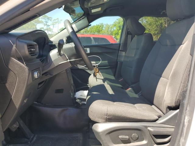 1FM5K8AB1MGC31612 - 2021 FORD EXPLORER POLICE INTERCEPTOR 白色 照片 7