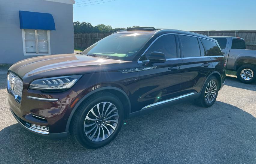 5LM5J7WC4LGL18575 - 2020 LINCOLN AVIATOR RESERVE 勃艮第红 照片 2