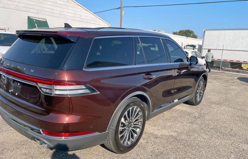 5LM5J7WC4LGL18575 - 2020 LINCOLN AVIATOR RESERVE 勃艮第红 照片 4