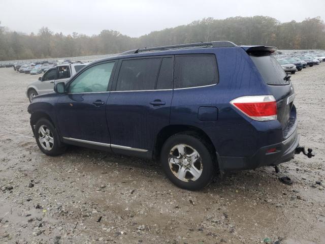 5TDBK3EH8CS106961 - 2012 TOYOTA HIGHLANDER BASE Mavi fotoğraf 2
