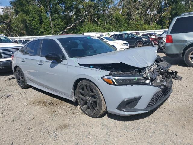 2HGFE2F54NH595532 - 2022 HONDA CIVIC SPORT GRAY photo 4