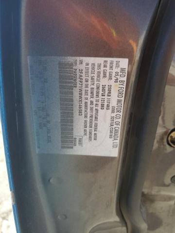 2FAFP71W8WX146583 - 1998 FORD CROWN VICT POLICE INTERCEPTOR BLUE photo 12