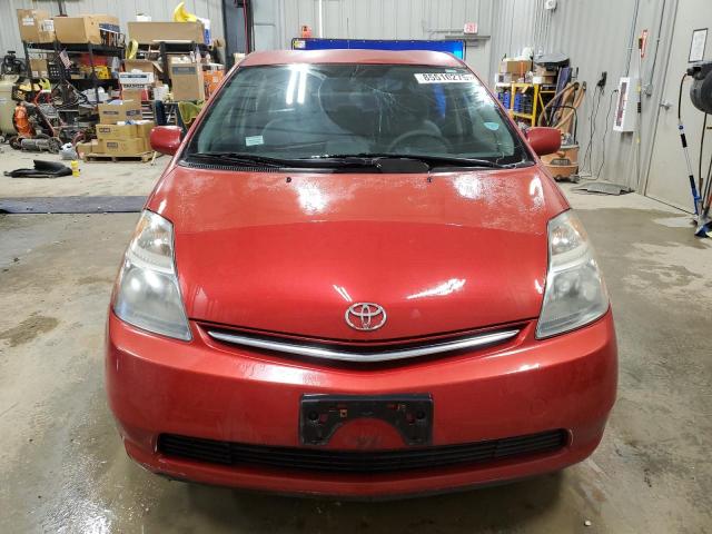 JTDKB20U977668740 - 2007 TOYOTA PRIUS RED photo 5