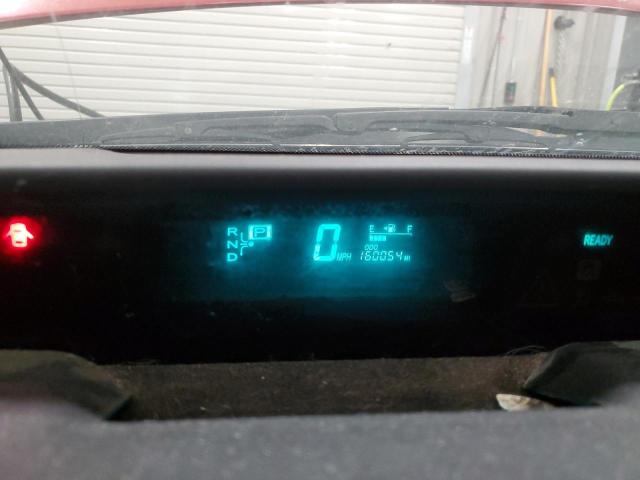 JTDKB20U977668740 - 2007 TOYOTA PRIUS RED photo 9