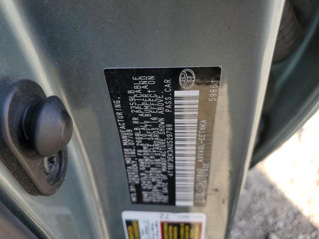 4T1BF3EK3AU529788 - 2010 TOYOTA CAMRY BASE Yaşıl foto 12