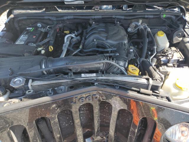 1C4BJWDG8FL722016 - 2015 JEEP WRANGLER U SPORT 黑色 照片 12