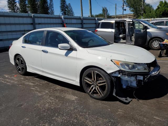 1HGCR2F5XHA262097 - 2017 HONDA ACCORD SPORT თეთრი ფოტო 4