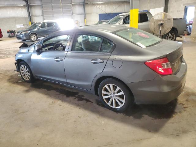 2HGFB2F85CH603878 - 2012 HONDA CIVIC EX ნაცრისფერი ფოტო 2