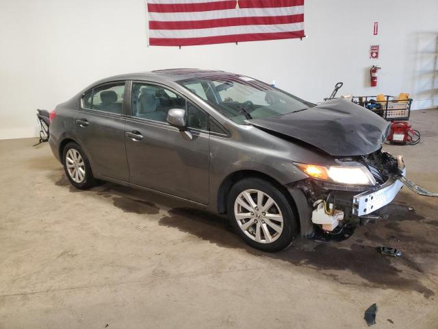 2HGFB2F85CH603878 - 2012 HONDA CIVIC EX ნაცრისფერი ფოტო 4