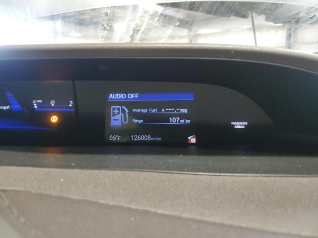 2HGFB2F85CH603878 - 2012 HONDA CIVIC EX ნაცრისფერი ფოტო 9