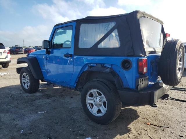 1J4AA2D14BL537661 - 2011 JEEP WRANGLER SPORT BLUE photo 2