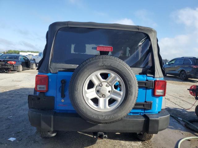 1J4AA2D14BL537661 - 2011 JEEP WRANGLER SPORT BLUE photo 6