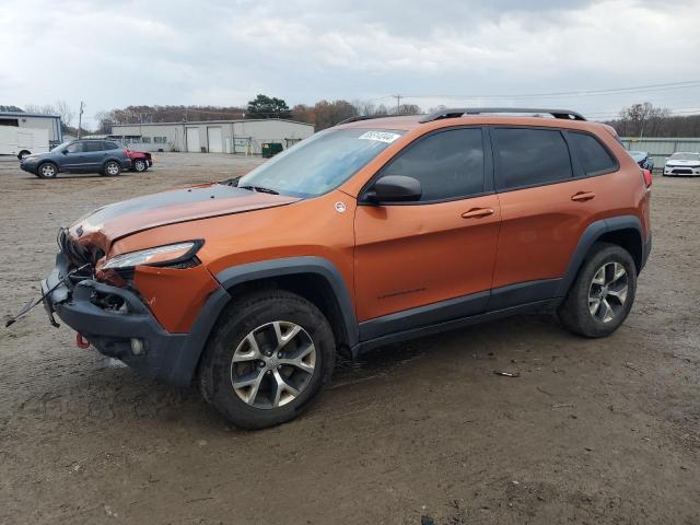 1C4PJMBSXFW704942 - 2015 JEEP CHEROKEE TRAILHAWK ORANGE photo 1