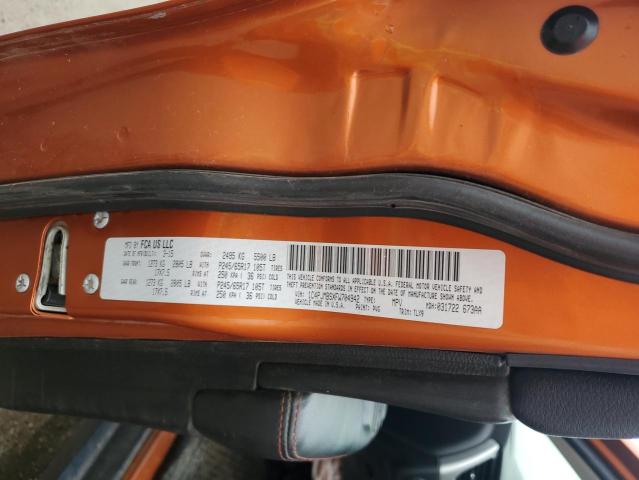 1C4PJMBSXFW704942 - 2015 JEEP CHEROKEE TRAILHAWK ORANGE photo 13