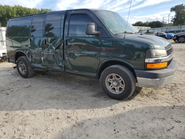 1GCWGFCA4D1103922 - 2013 CHEVROLET EXPRESS G2 GREEN photo 4