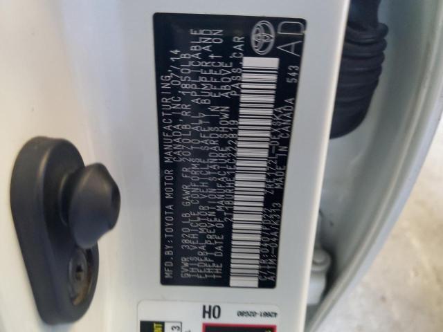 2T1BURHE1EC222819 - 2014 TOYOTA COROLLA L 白色 照片 12