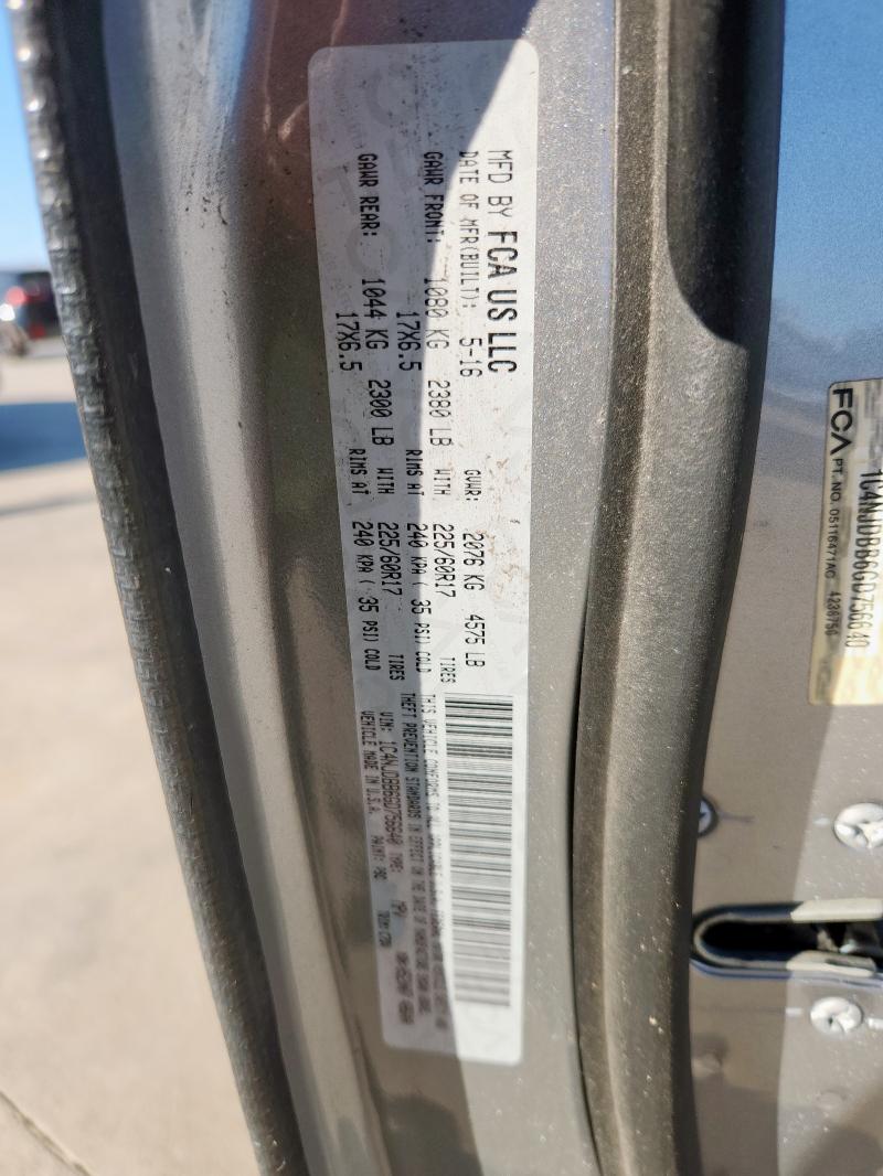 1C4NJDBB6GD756640 - 2016 JEEP COMPASS SPORT Plata foto 14