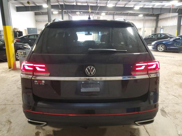 1V2WR2CA7MC553053 - 2021 VOLKSWAGEN ATLAS SE Siyah fotoğraf 6