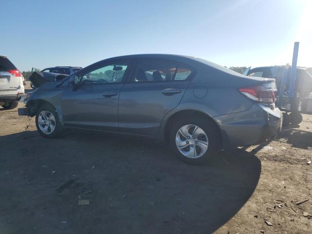 19XFB2F55DE232240 - 2013 HONDA CIVIC LX GRAY photo 2