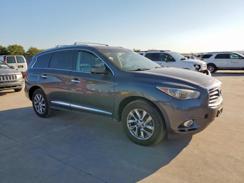 5N1AL0MNXEC534058 - 2014 INFINITI QX60 GRAY photo 4