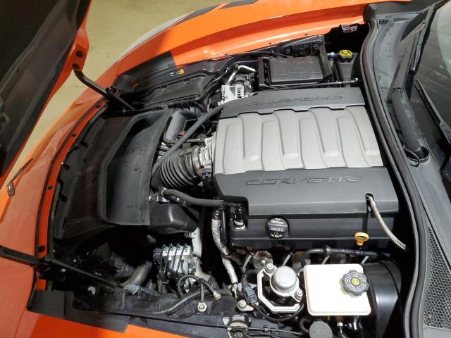 1G1YB2D71K5111817 - 2019 CHEVROLET CORVETTE STINGRAY 1LT ORANGE photo 11