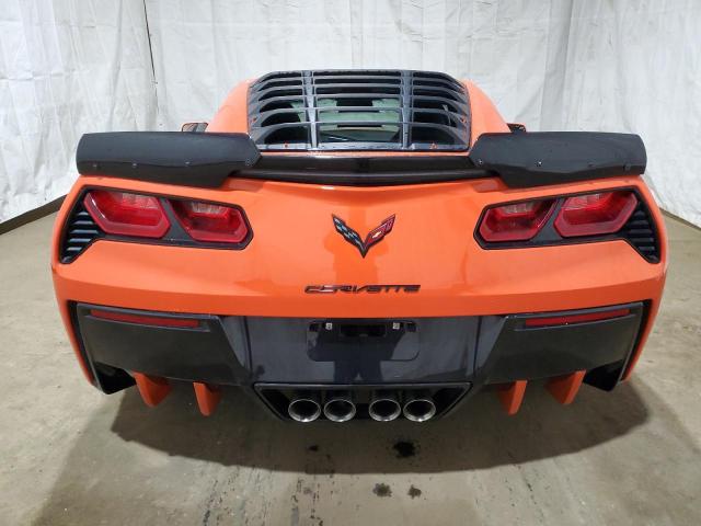 1G1YB2D71K5111817 - 2019 CHEVROLET CORVETTE STINGRAY 1LT ORANGE photo 6