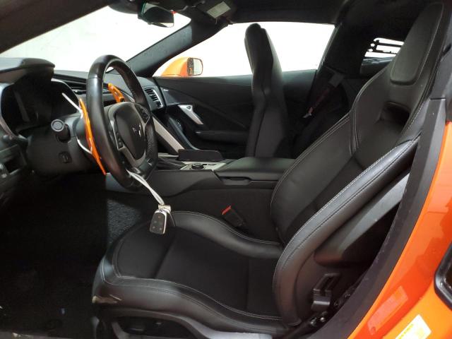 1G1YB2D71K5111817 - 2019 CHEVROLET CORVETTE STINGRAY 1LT ORANGE photo 7