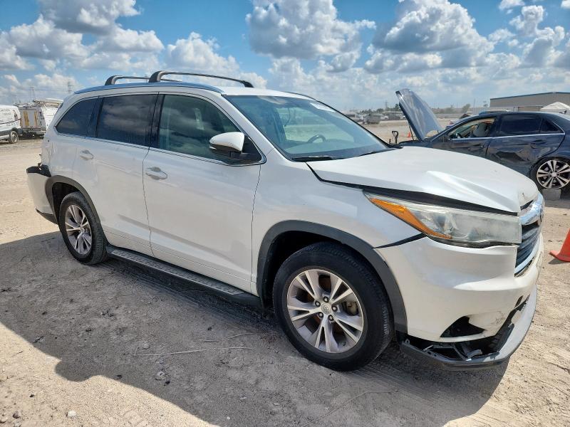 5TDKKRFH2FS054796 - 2015 TOYOTA HIGHLANDER XLE თეთრი ფოტო 4