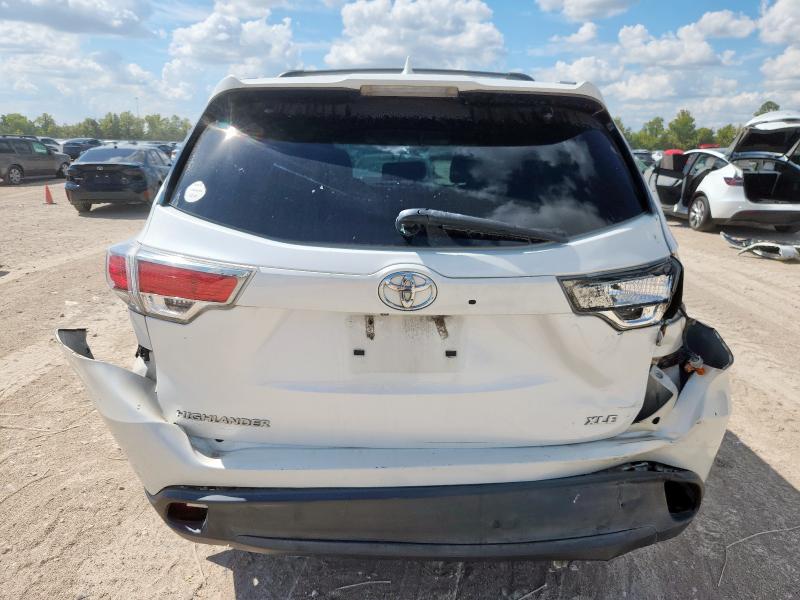 5TDKKRFH2FS054796 - 2015 TOYOTA HIGHLANDER XLE თეთრი ფოტო 6