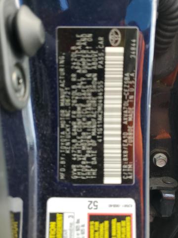 4T1G11AK2MU484555 - 2021 TOYOTA CAMRY SE ლურჯი ფოტო 12