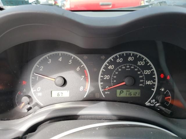 JTDBU4EE4A9107140 - 2010 TOYOTA COROLLA BASE BLACK photo 9