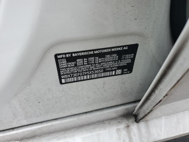 WBX73EF07P5X53650 - 2023 BMW X1 XDRIVE28I WHITE photo 13