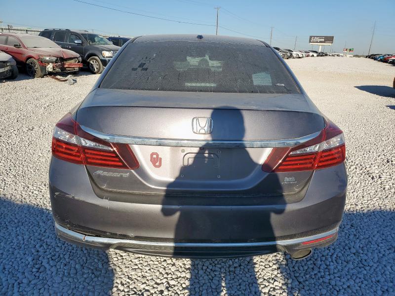 1HGCR2F96HA234462 - 2017 HONDA ACCORD EXL ნაცრისფერი ფოტო 6