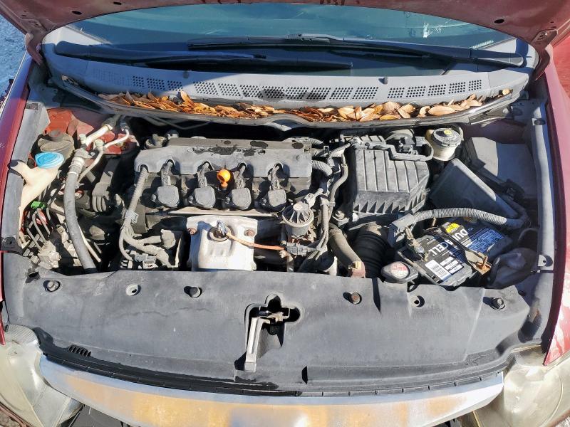 2HGFA1F61AH521252 - 2010 HONDA CIVIC LX-S RED photo 11