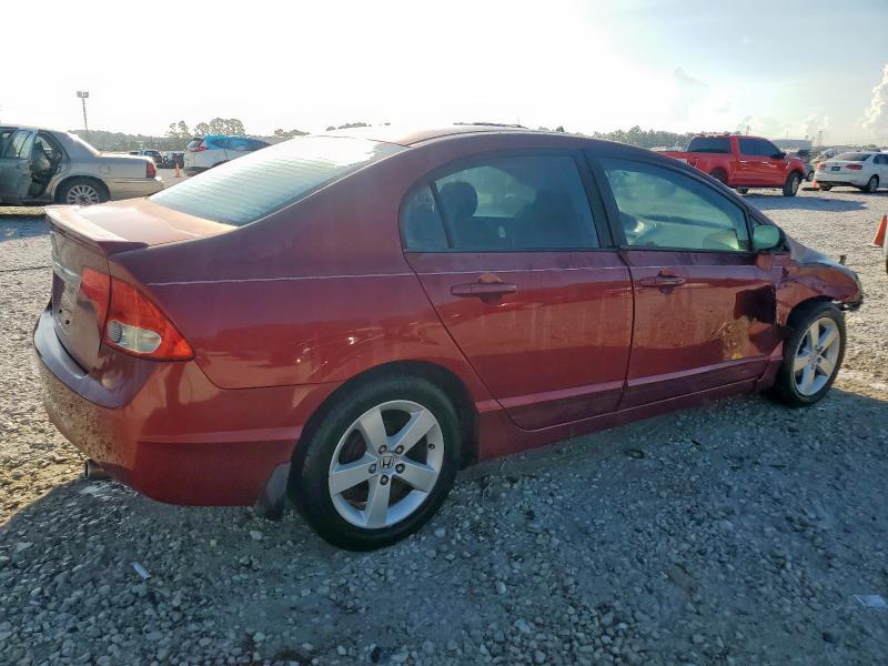 2HGFA1F61AH521252 - 2010 HONDA CIVIC LX-S RED photo 3