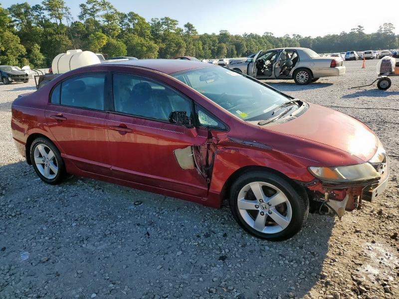 2HGFA1F61AH521252 - 2010 HONDA CIVIC LX-S RED photo 4