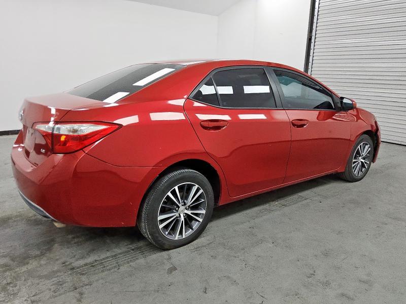 5YFBURHE8GP496277 - 2016 TOYOTA COROLLA L RED photo 3