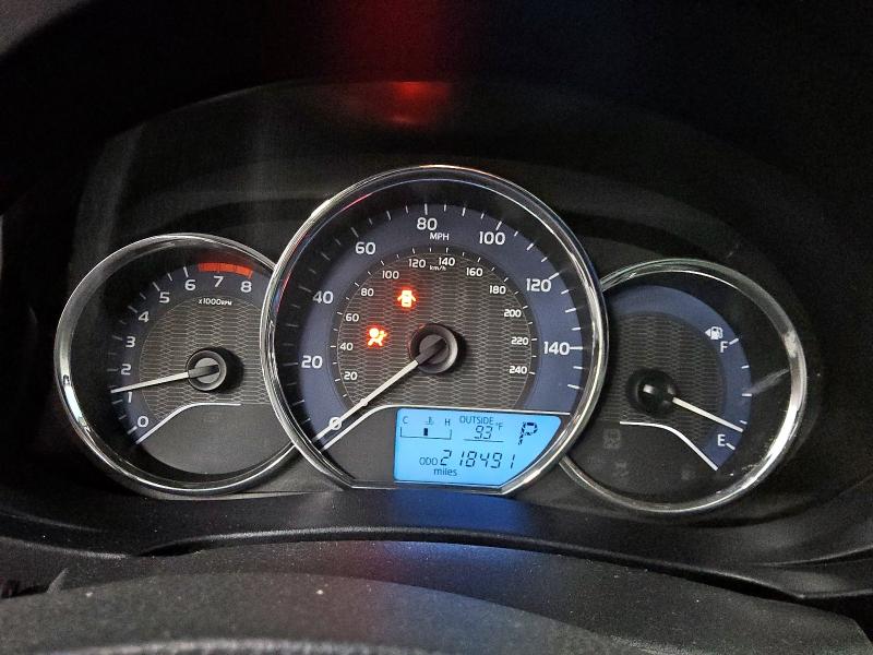 5YFBURHE8GP496277 - 2016 TOYOTA COROLLA L RED photo 9