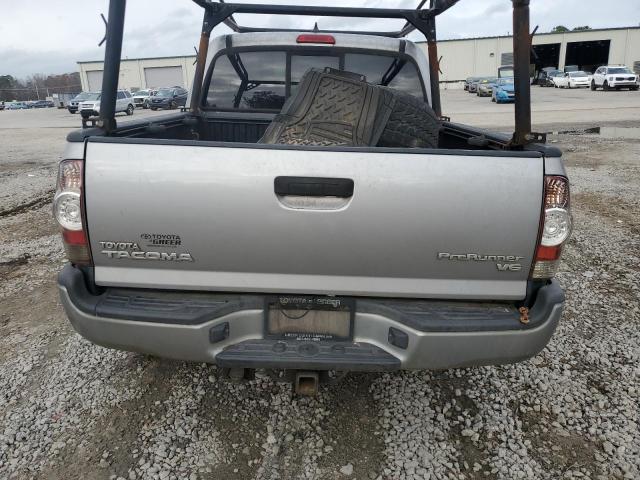5TFJU4GN0EX058030 - 2014 TOYOTA TACOMA DOUBLE CAB PRERUNNER SILVER photo 6