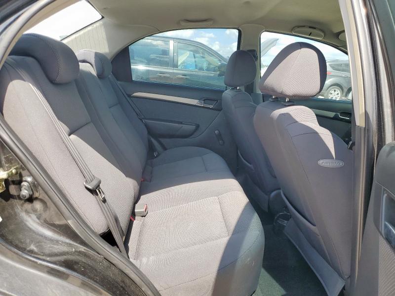 KL1TD56697B050766 - 2007 CHEVROLET AVEO BASE Սև լուսանկար 10