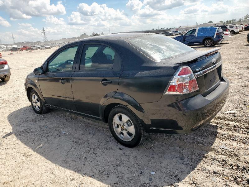 KL1TD56697B050766 - 2007 CHEVROLET AVEO BASE Սև լուսանկար 2