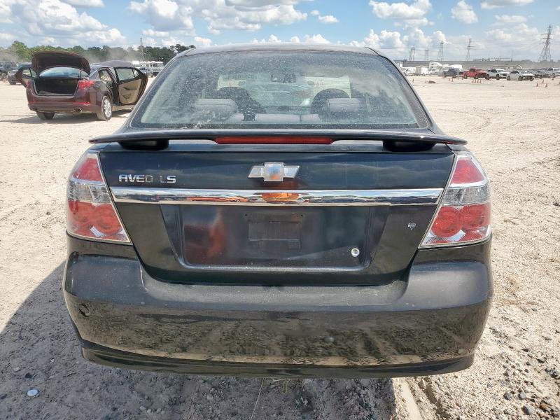KL1TD56697B050766 - 2007 CHEVROLET AVEO BASE Սև լուսանկար 6