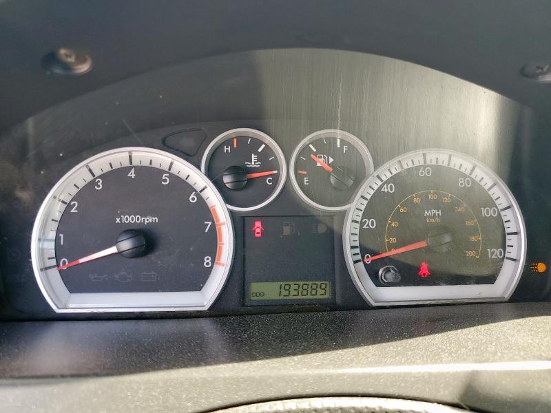 KL1TD56697B050766 - 2007 CHEVROLET AVEO BASE Սև լուսանկար 9