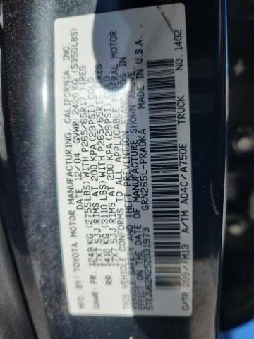 5TEJU62N25Z031973 - 2005 TOYOTA TACOMA DOUBLE CAB PRERUNNER BLACK photo 12