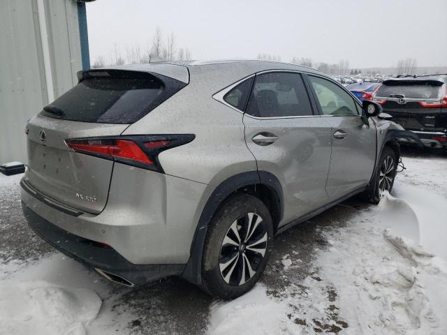 JTJBARBZ8K2187823 - 2019 LEXUS NX 300 BASE ვერცხლისფერი ფოტო 3