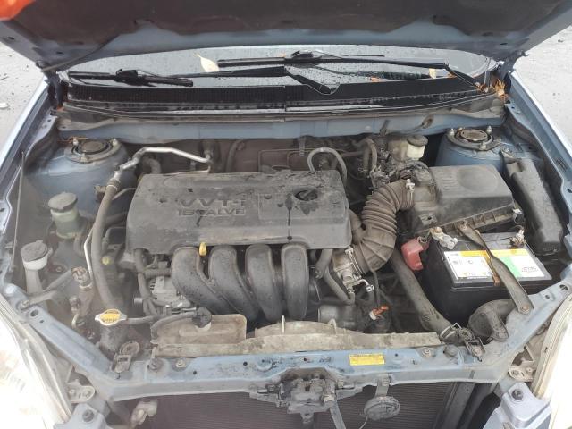 2T1KR32E86C605195 - 2006 TOYOTA COROLLA MA XR BLUE photo 11