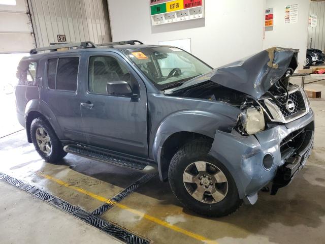 5N1AR18B38C659881 - 2008 NISSAN PATHFINDER S BLUE photo 4