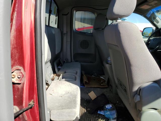 5TEUX42N65Z074527 - 2005 TOYT TACOMA ACCESS CAB Бордовий фото 10