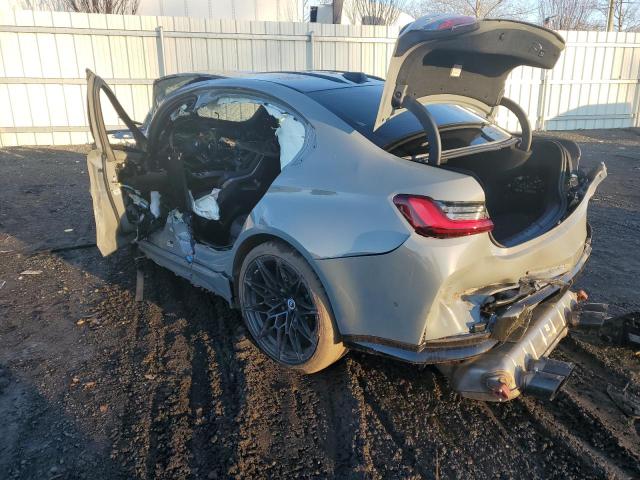 WBS43AY05PFN33321 - 2023 BMW M3 COMPETITION GRAY photo 2